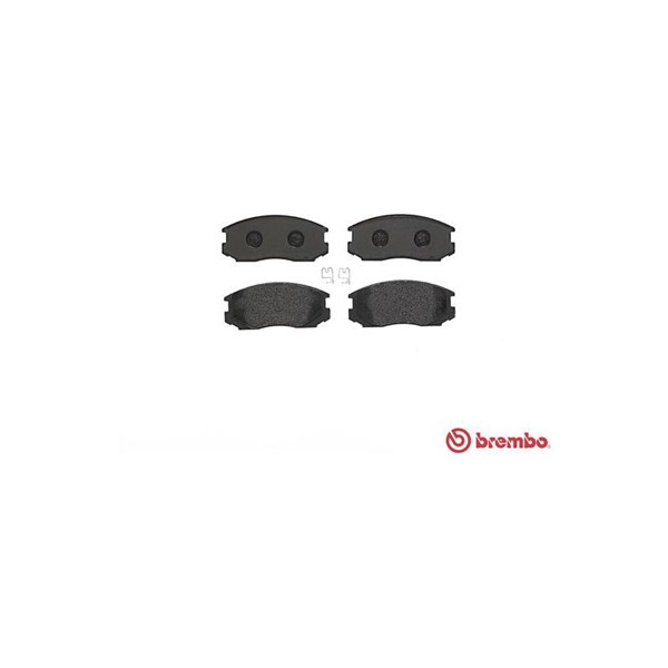 Bromsbeläggsats, Framaxel Brembo P 54 015 BREMBO