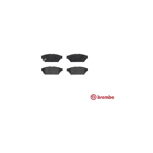 Bromsbeläggsats, Bakaxel Brembo P 54 016 BREMBO
