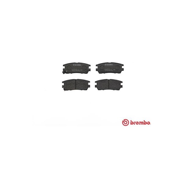 Bromsbeläggsats, Bakaxel Brembo P 54 018 BREMBO