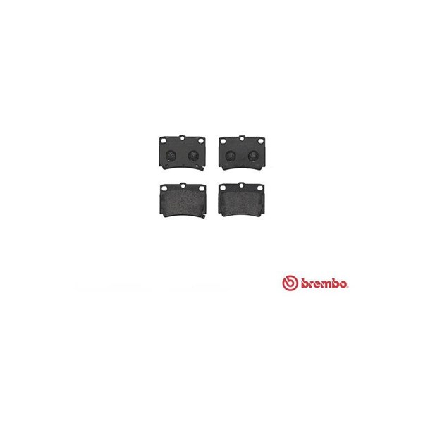 Bromsbeläggsats, Bakaxel Brembo P 54 026 BREMBO
