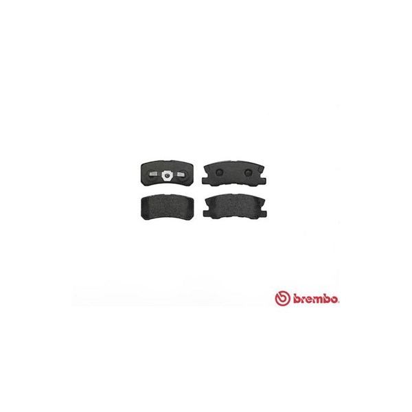 Bromsbeläggsats, Bakaxel BREMBO