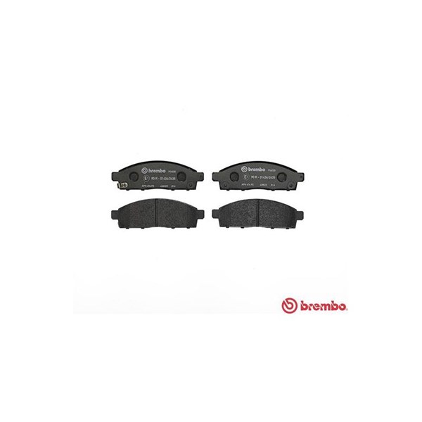 Bromsbeläggsats, Framaxel BREMBO