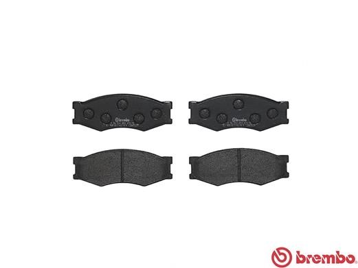 Bromsbeläggsats, Framaxel Brembo P 56 014 BREMBO