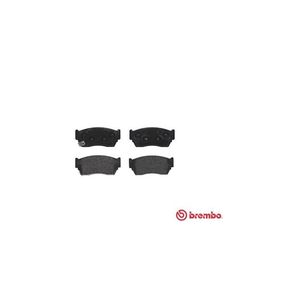 Bromsbeläggsats, Bakaxel, Framaxel Brembo P 56 027 BREMBO
