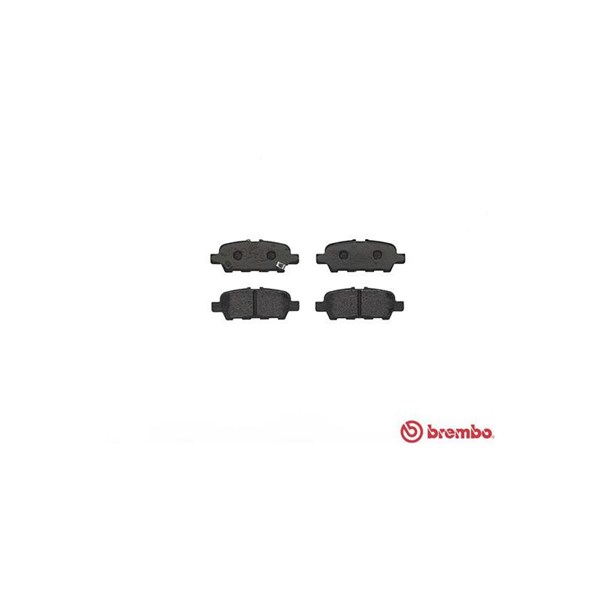Bromsbeläggsats, Bakaxel Brembo P 56 068 BREMBO