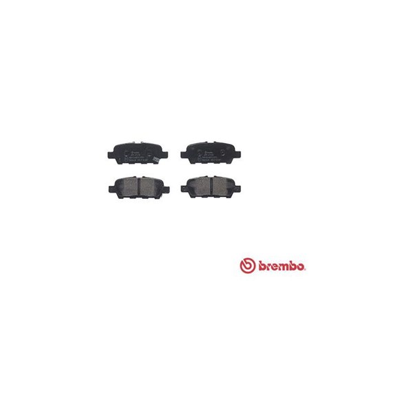Bromsbeläggsats, Bakaxel BREMBO