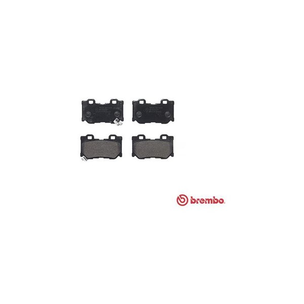 Bromsbeläggsats, Bakaxel Brembo P 56 095 BREMBO