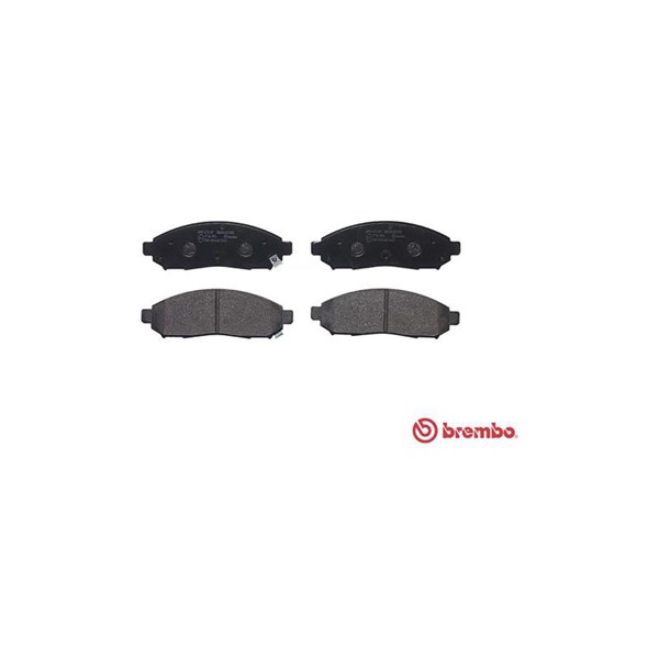 Bromsbeläggsats, Framaxel Brembo P 56 096 BREMBO