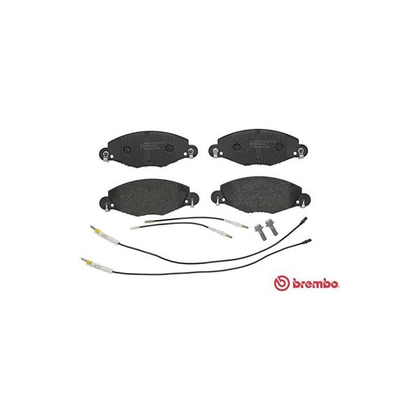Bromsbeläggsats, Framaxel Brembo P 61 072 BREMBO