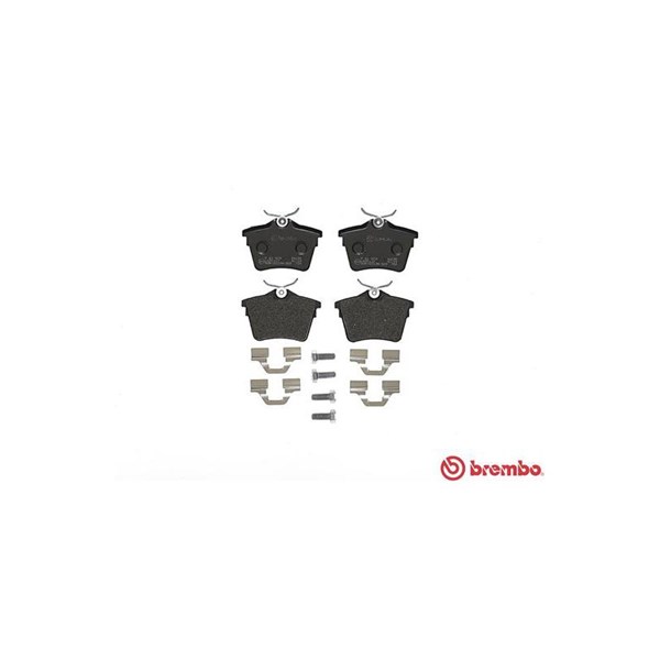 Bromsbeläggsats, Bakaxel Brembo P 61 079 BREMBO