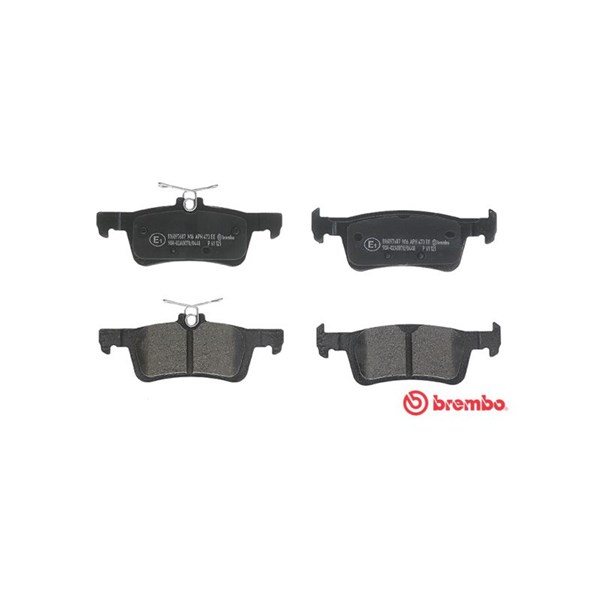 Bromsbeläggsats, Bakaxel Brembo P 61 121 BREMBO