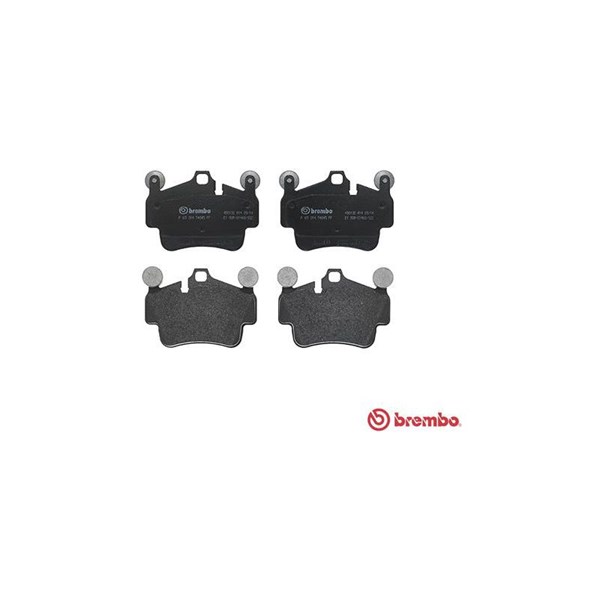 Bromsbeläggsats, Framaxel, Bakaxel Brembo P 65 014 BREMBO