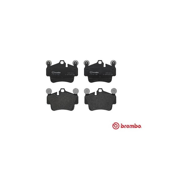 Bromsbeläggsats, Framaxel Brembo P 65 015 BREMBO