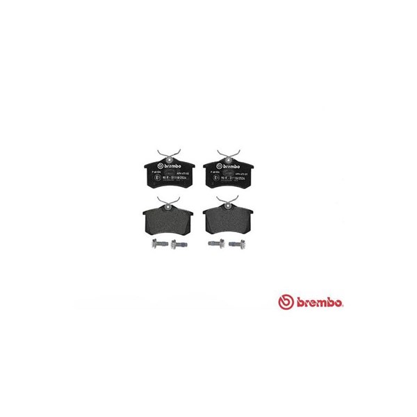 Bromsbeläggsats, Bakaxel BREMBO