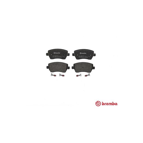 Bromsbeläggsats, Framaxel BREMBO