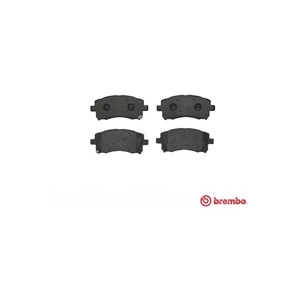 Bromsbeläggsats, Framaxel, Bakaxel Brembo P 78 010 BREMBO