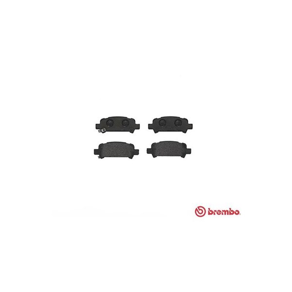 Bromsbeläggsats, Bakaxel Brembo P 78 011 BREMBO