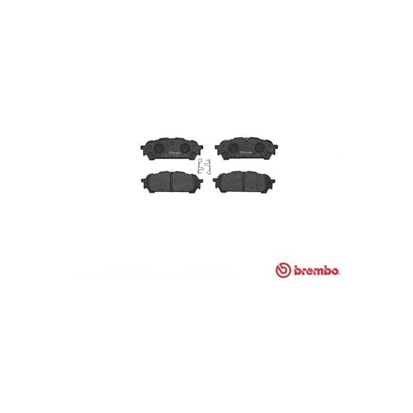 Bromsbeläggsats, Bakaxel Brembo P 78 014 BREMBO
