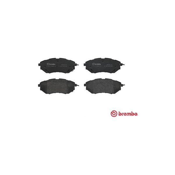 Bromsbeläggsats, Framaxel BREMBO