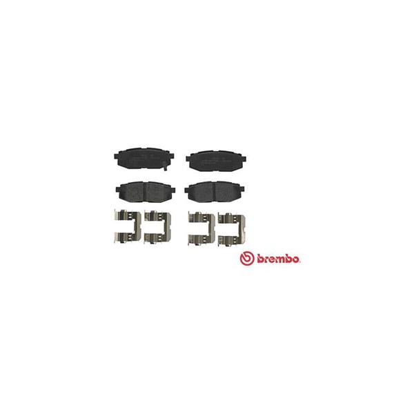 Bromsbeläggsats, Bakaxel BREMBO