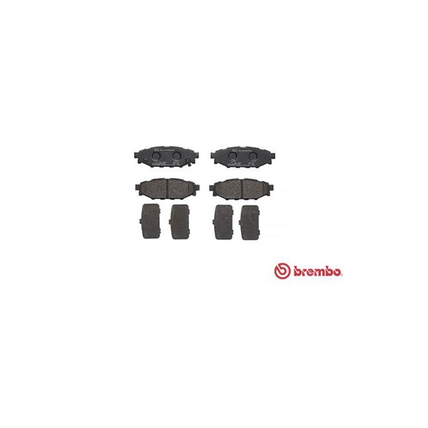 Bromsbeläggsats, Bakaxel BREMBO