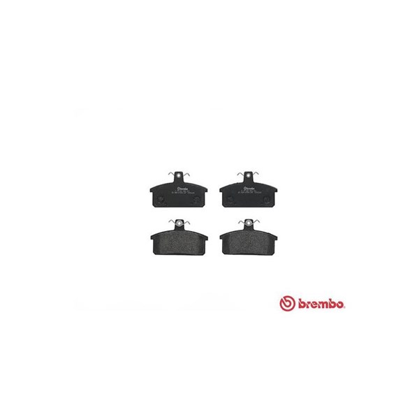 Bromsbeläggsats, Bakaxel, Framaxel Brembo P 79 007 BREMBO