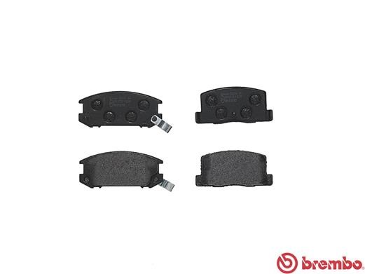 Bromsbeläggsats, Bakaxel Brembo P 83 019 BREMBO