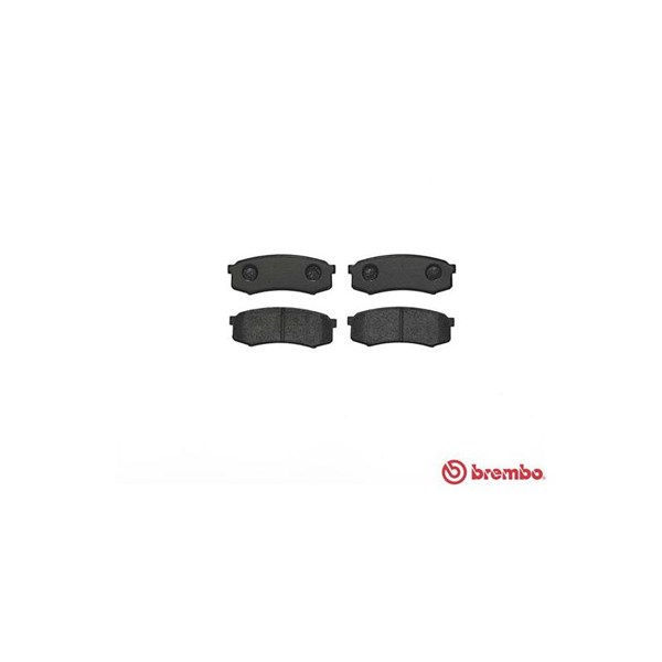 Bromsbeläggsats, Bakaxel BREMBO