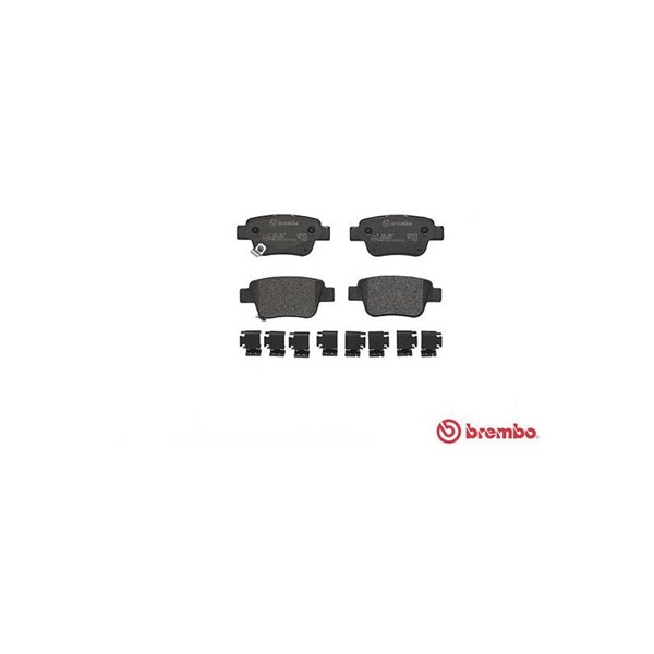 Bromsbeläggsats, Bakaxel BREMBO