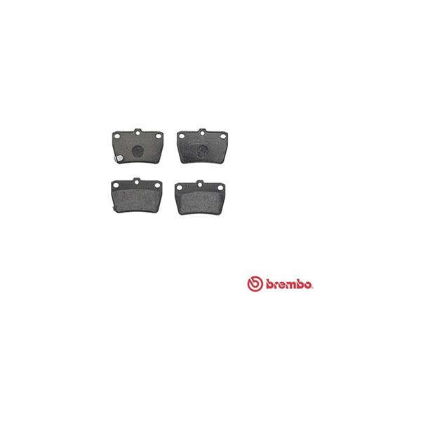 Bromsbeläggsats, Bakaxel, Framaxel Brembo P 83 057 BREMBO