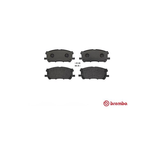 Bromsbeläggsats, Framaxel Brembo P 83 067 BREMBO