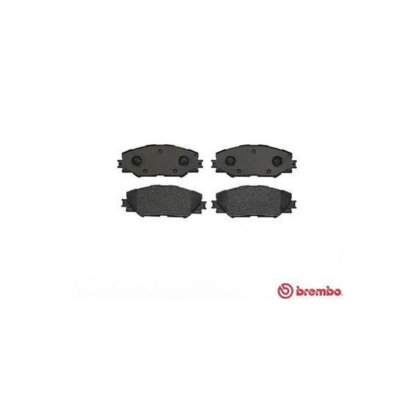 Bromsbeläggsats, Framaxel BREMBO
