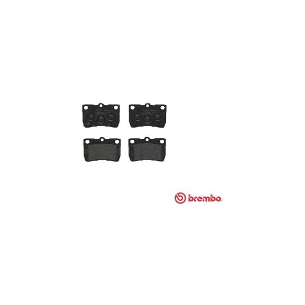 Bromsbeläggsats, Bakaxel Brembo P 83 073 BREMBO