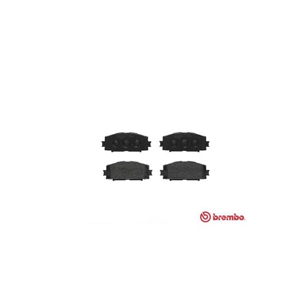 Bromsbeläggsats, Framaxel Brembo P 83 086 BREMBO
