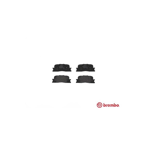 Bromsbeläggsats, Bakaxel Brembo P 83 088 BREMBO