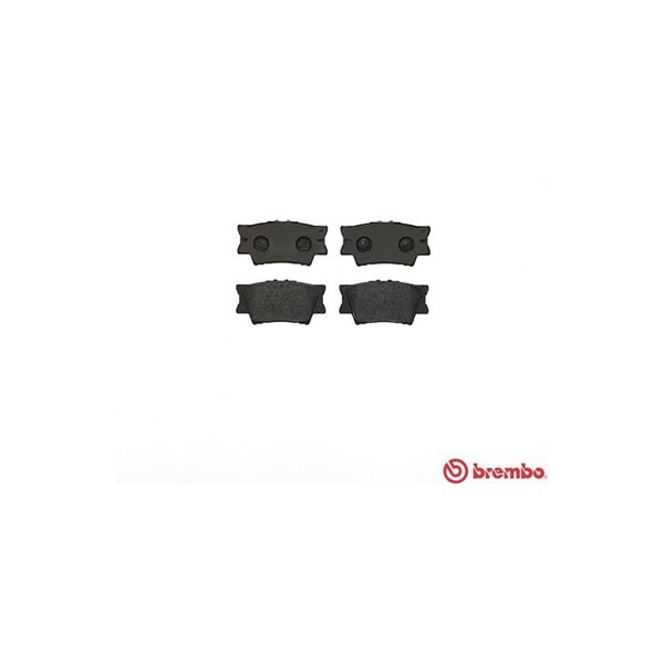 Bromsbeläggsats, Bakaxel BREMBO