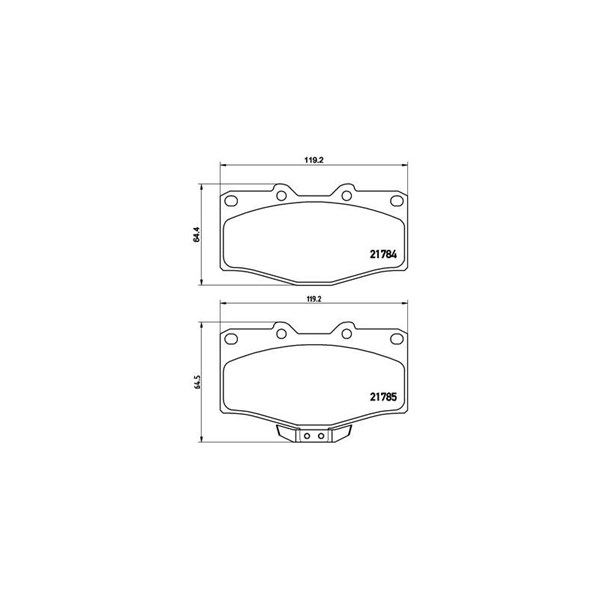 Bromsbeläggsats, Framaxel Brembo P 83 095 BREMBO Bromsbeläggsats, Framaxel Brembo P 83 095 BREMBO