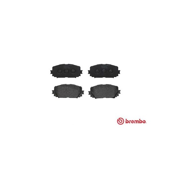 Bromsbeläggsats, Framaxel Brembo P 83 101 BREMBO
