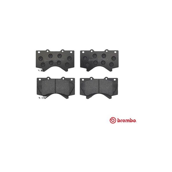 Bromsbeläggsats, Framaxel BREMBO