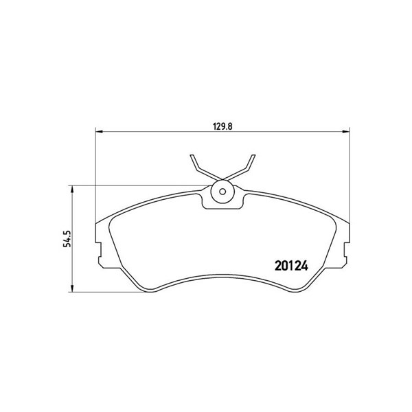 Bromsbeläggsats, Framaxel Brembo P 85 028 BREMBO Bromsbeläggsats, Framaxel Brembo P 85 028 BREMBO