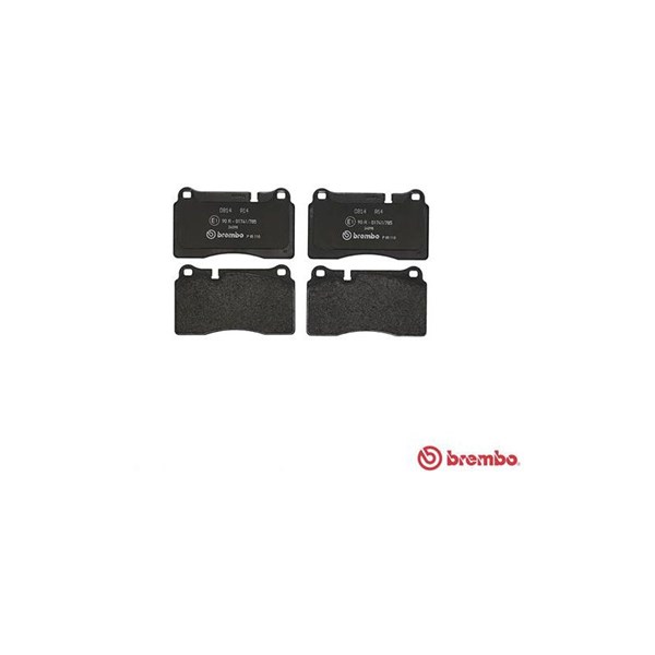 Bromsbeläggsats, Framaxel BREMBO