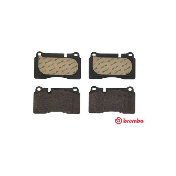 Bromsbeläggsats, Bakaxel, Framaxel Brembo P 85 116 BREMBO