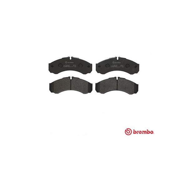 Bromsbeläggsats, Bakaxel, Framaxel Brembo P A6 017 BREMBO