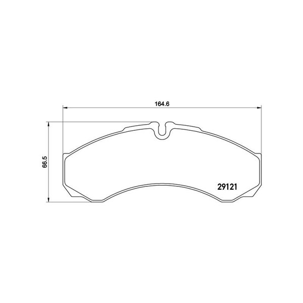 Bromsbeläggsats, Bakaxel, Framaxel Brembo P A6 017 BREMBO