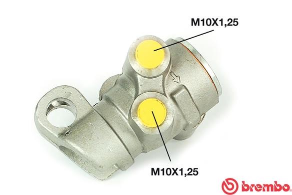 Bromskraftsregulator Brembo R A6 001 BREMBO