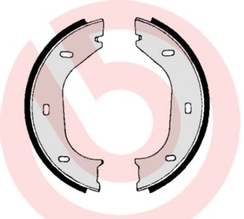 Bromsbackar, sats, parkeringsbroms BREMBO