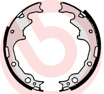 Bromsbackar, sats, Bakaxel BREMBO