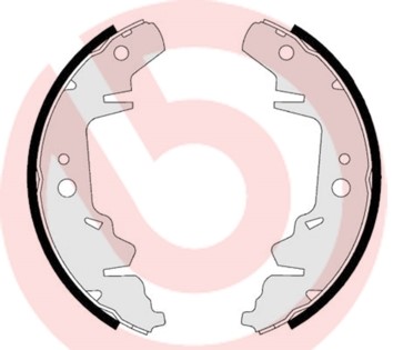 Bromsbackar, sats, Bakaxel Brembo S 11 501 BREMBO