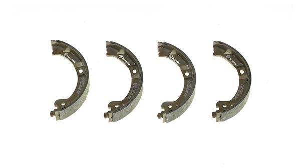 Bromsbackar, sats, parkeringsbroms, Bakaxel Brembo S 11 505 BREMBO
