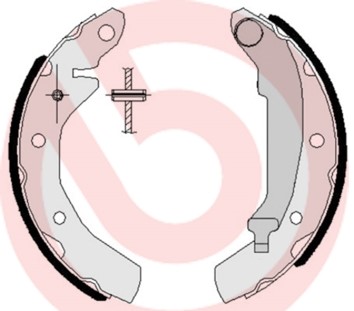 Bromsbackar, sats Brembo S 15 501 BREMBO